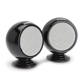 Coby CSP14BLK Personal Mini Stereo Speakers (Black): Electronics