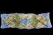 Silk Shawl Snake in Green