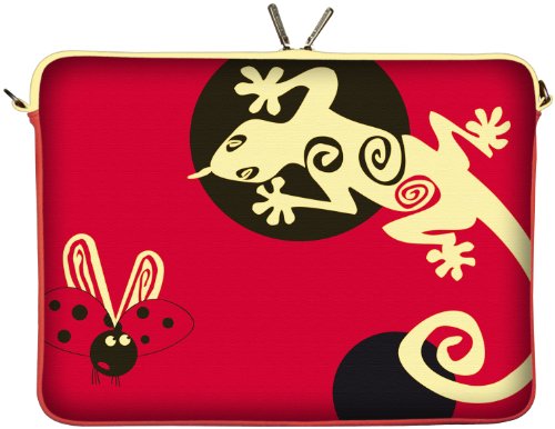DIGITTRADE LS145-13 Lady Beetle Designer MacBook Sleeve Housse Pour Ordinateur Portable 13,3″ (33,8 cm) Large Néoprène Pochette Sacoche