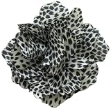 Fluerettes Animal Print Flower 1/Pkg-Jaguar-Black, White