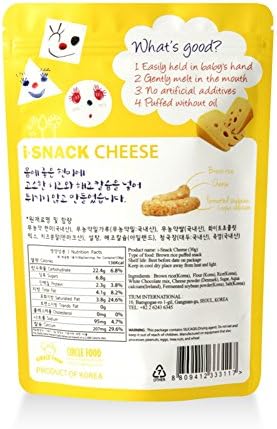 Tium I Snack for Kids and Babies Healthy Puffed Snack 3 Pack Set (Mix)