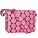 Wildkin Kids Messenger Bag for Boys and Girls, Perfect Size for Packing Items for School or Travel, 600 Denier Polyester Fabric Messenger Bags Measures 13 x 10 x 4 Inches, BPA-free (Big Dot Pink)