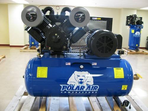 แนะนำคอมเพรสเซอร์ราคาถูก :20 HP 3 Phase 120 Gallon Air Compressor
