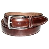 Dockers Men's 35mm Feather Edge Belt, Brown,42