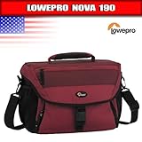 Lowepro Nova 190 AW Camera Bag (Bordeaux Red)