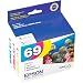 Epson 69 Series DURABrite Ultra Color Ink Cartridges - Multipack (T069520)