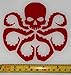 Captain America Hydra HQ Dark Red Vinyl Decal! 4.5