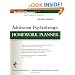 Adolescent Psychotherapy Homework Planner (PracticePlanners)
