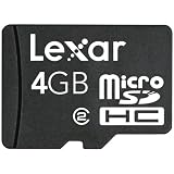 Lexar SDMI4GB-695 4GB MicroSD Mobile Memory - 1 Adapter