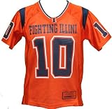 Youth Illinois Fighting Illini #10 Orange Rivalry Printed Football Jersey
