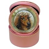 Limited Edition Violano Jewelry Case Travel Alarm Clock Dachshund Victorian