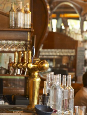 Bistrot Du Peintre, Art Nouveau Decor, Paris, France Photographic Poster Print by Per Karlsson, 30x40