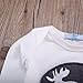 3Pcs Set Newborn Baby Boys Reindeer Long Sleeve Bodysuit Pants Hat Outfits Xmas