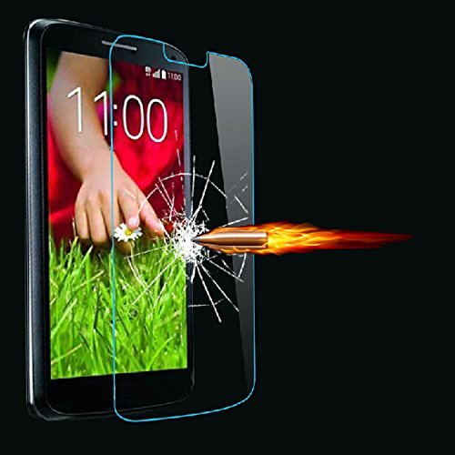 LXCAN Easy installation 0.3mm Tempered Glass 2.5D Screen Protector Film 9H For LG G2 Mini D620 D618 + Premium Microfiber Cleaning Cloths