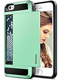 iPhone 6 Case, Vofolen&reg; Impact Resistant Protective Shell iPhone 6S Wallet Cover Shockproof Rubber Bumper Case Anti-scratches Hard Cover Skin Card Slot Holder for iPhone 6 6S 4.7 inch (Mint)
