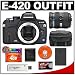 Olympus Evolt E-420 Digital SLR Camera with Olympus Zuiko ED 12-60mm f/2.8-4.0 SWD Digital Lens + 4GB CompactFlash Card + Spare BLS-1 Battery + Case + Cameta Bonus Accessory Kit