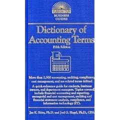 Dictionary of Accounting Terms