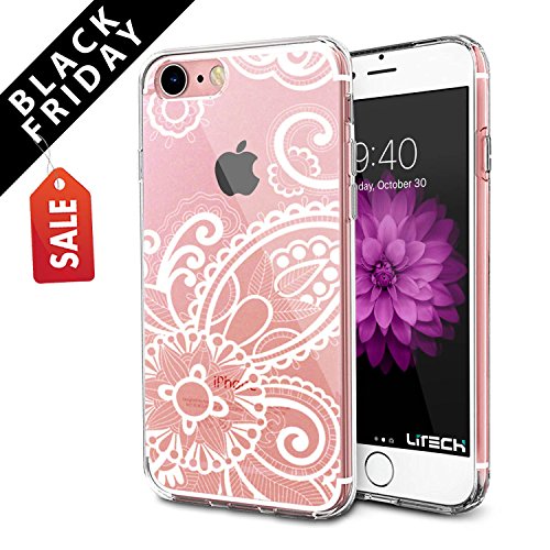 iPhone 7 Case, Litechâ„¢ [Tribal Mandala Designs], Premium Flexible Scratch-Resistant (Floral 1)