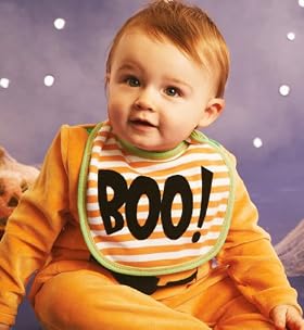 2 Pack - Pure Cotton Halloween Bibs