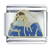 Mary And Child Religious Italian Charms Bracelet Link