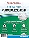 Guardmax Jersey Knitted King Zippered Mattress Encasement - Waterproof & Bed Bug Proof Mattress Protector - Comfortable, Soft, and Noiseless Zippered Bedding - Dust Mite Proof (78 x 80 x 12)