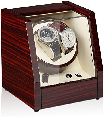 Luxwinder - Omikron - Luxurious Watch Winder - Winds up to 2 Watches Simultaneously