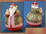 Jim Shore Roly Poly Santa with Cat