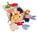 Goki - 51896 - Accessoire - Coffret à Vêtements Birte et Ben avec 2 Poupées Articulées et 14 Ten