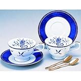 ナルミ　ペレーネブルー　スプーン付カップルティーセット [40721‐32452]