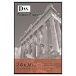 DAX Products - DAX - Coloredge Poster Frame w/Plexiglas Window, 24 x 36, Clear Face/Black Border - Sold As 1 Each - Black plastic U-channel border for ultra-contemporary look. - Clear unbreakable plastic window provides protection for your favorite print. - Lightweight construction. - Hangs vertically or horizontally. -