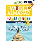 Click here to buy The World Almanac for Kids Puzzler Deck: Geography and the 50 States, Ages 7-9, Grades 2-3 (World Almanac) by Lynn Brunelle.