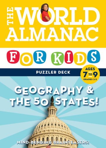 519%2Br%2BSt20L The World Almanac for Kids Puzzler Deck: Geography & the 50 States, Ages 7 9, Grades 2 3