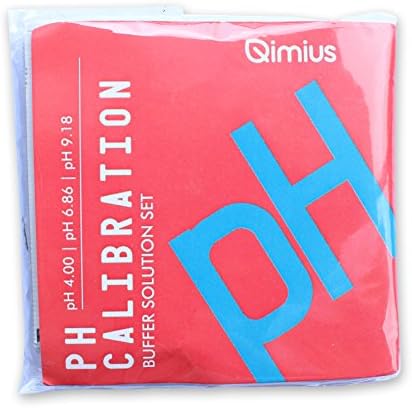 Qimius pH Solution Powder for pH Balance | Includes two Sachets of each pH Calibration Level | Get it for FREE if Bought With Qimius pH Meter