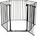 Dreambaby Mayfair Converta 3 in 1 Play-Pen 6 Panel Gate - Versatile Baby Playpen and Toddler Play Yard, Foldable Design, Secure Baby Fence Play Area, Ideal Playpen for Babies and Toddlers - Black