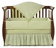 American Baby Company Heavenly Soft Minky Dot 4 Piece Crib Set - Celery