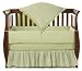 Baby : American Baby Company Heavenly Soft Minky Dot 4 Piece Crib Set - Celery