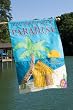 Paradise Days Regular Size Applique Flag