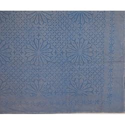 Bed cover cotton bedspreads holiday d&eacute;cor block print Size Queen