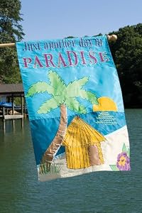 Paradise Days Regular Size Applique Flag