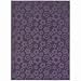 Kids Girls Childrens Nursery Area Rug NEW Carpet Purple 5' x 7' floral flowers
