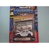 01 Mitsubishi Lancer Evolution Vll white blue RJ De Vera Signature Series Muscle... 
