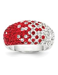Sterling Silver Swarovski Elements Madison Spirit Ring