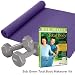 Gaiam Exclusive Bob Greene: Total Body Makeover DVD Plus Bonus Purple Yoga Mat & Spri Weights (As Seen on Oprah)