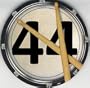 Aquarian Drumheads L3A-G X-10 Lites 16-inch Graphite Lite Stick, w/ shock grips