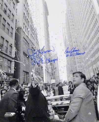 Tom Seaver & Jerry Koosman New York Mets Autographed 16x20 Parade Photo w/ Inscription 