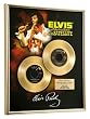 Elvis Presley "35th Anniversary of Aloha From Hawaii" framed gold record