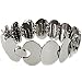 Stainless Steel Bracelet - Length: 8.5", Width: 20mm