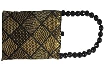 Christmas Gift for Women A Colorful Stylish Handmade Patchwork Cloth Mobile Phone Pouch with Bead Handle