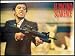 Scarface (Al Pacino Pointing Machine Gun) Framed Movie Poster Print - 24