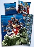 Produkt-Bild: Herding 444873050 Bettw&auml;sche Avengers/Marvel Helden. 80 x 80 cm + 135 x 200 cm . Linon
